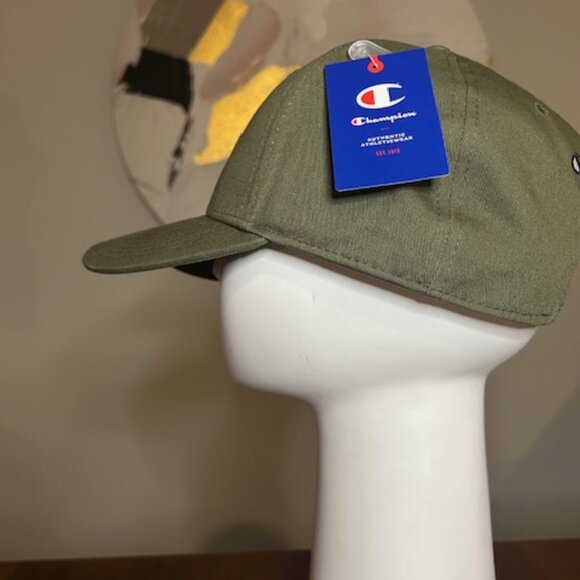 CLEARANCE! NWT - Champion Snapback Cap - One Size, Olive Green - Picture 7 of 9